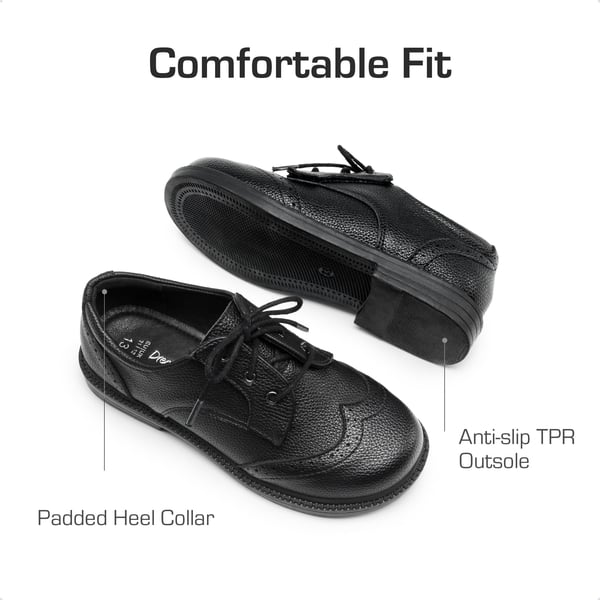 Boys & Girls Oxford Dress Shoes - BLACK - 3